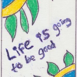Oil pastel drawing