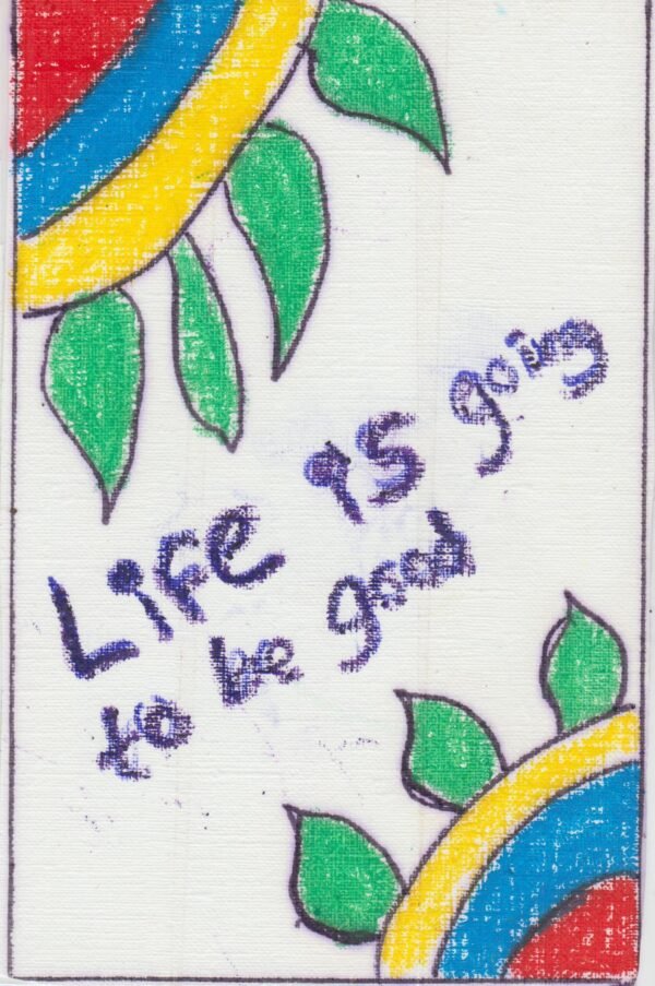 Oil pastel drawing